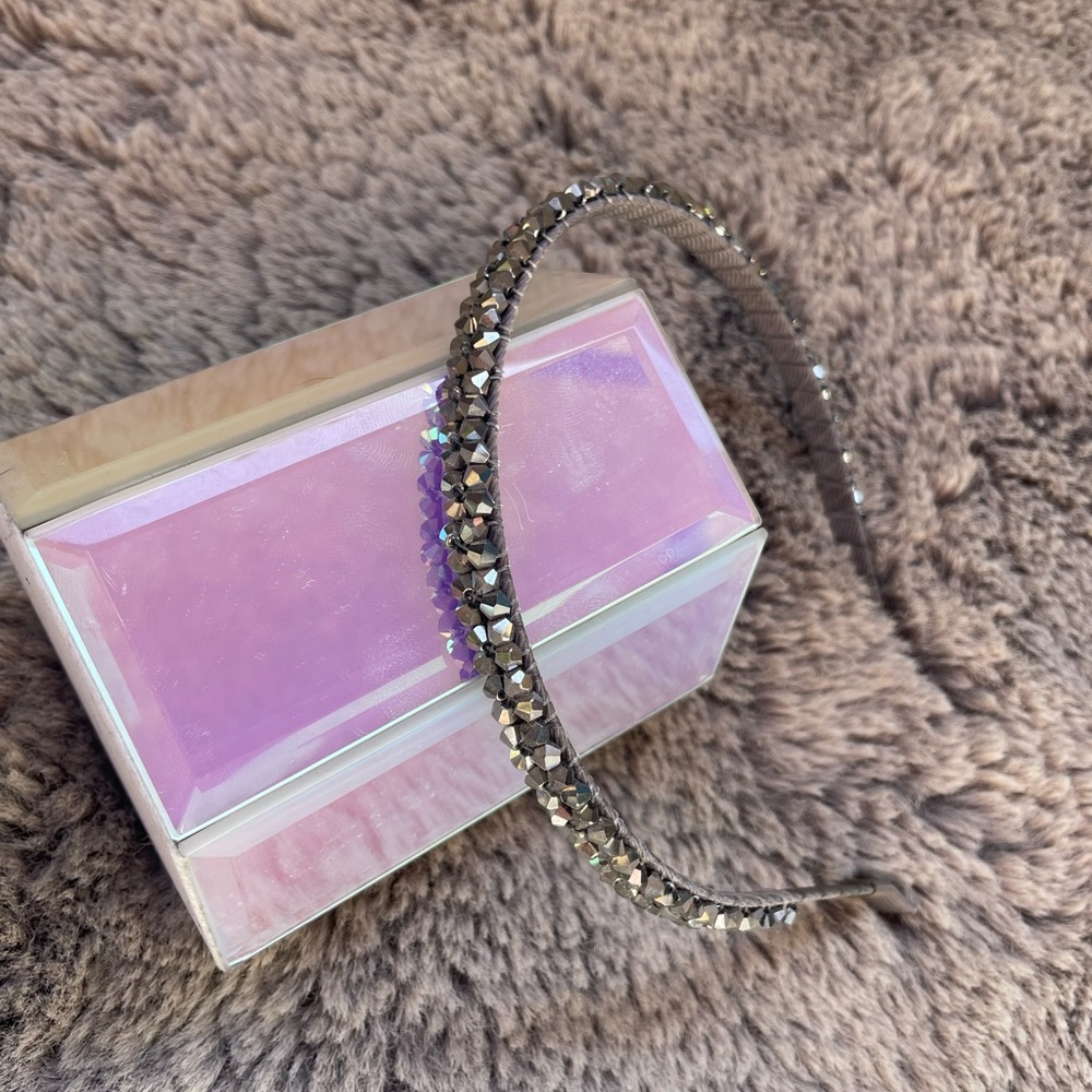 Silver Crystal Headband